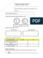 ENSAYO EVALUACION 4° GRADO