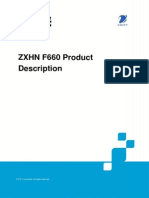 3.3.3 ZXHN F660 Product Description