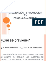 Diapos Promoción y Prevención