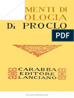 Proclo - Elementi Di Teologia