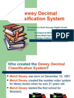 Dewey Decimal System Presentation