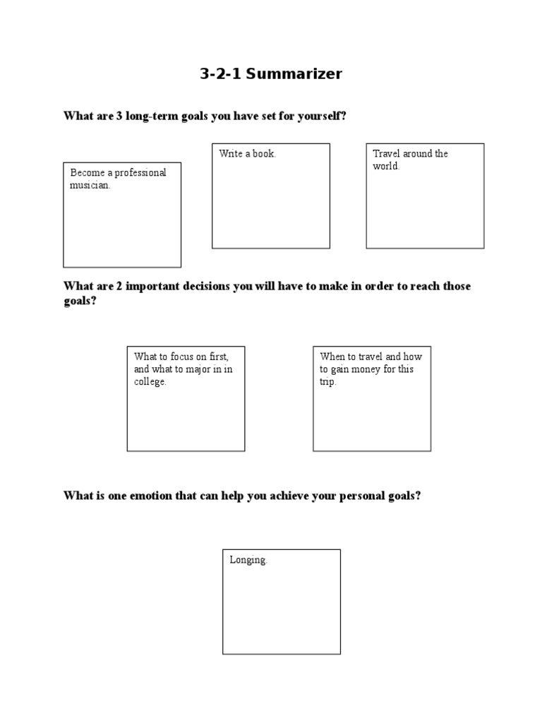 Personal Goal Setting Guide | PDF | Career & Growth