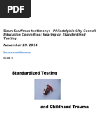 Download Philadelphia City Council Education Committee Hearing on Standardized Testing by Daun Kauffman SN247864844 doc pdf