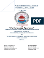 Performance Appraisal in Surya Up Gramin Bank Panjab National (PNB)