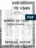 Robert de Visee - Suite in D Minor (Arr Scheit)