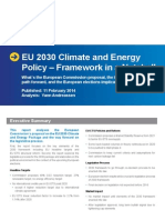 ENER_2014 EU 2030 Climate and Energy Policy – Framework