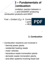 Fundamentals of Combustion Reactions and Stack Gas Composition