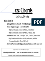 Jazz Chords - Folk College 2009