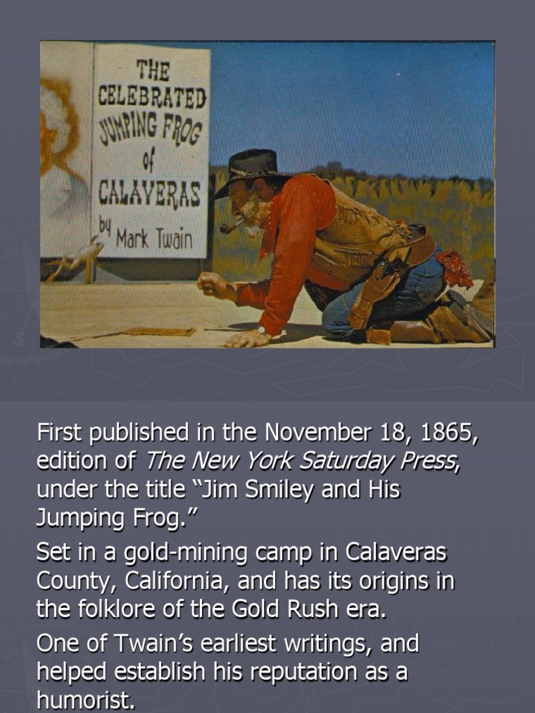 Jim Smiley and His Jumping Frog | PDF | Mark Twain | Storytelling