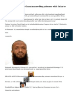 US Officials Release Guantanamo Bay Prisoner With Links To Al-Qaeda