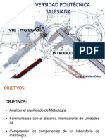 1.- METROLOGIA - INTRODUCCION