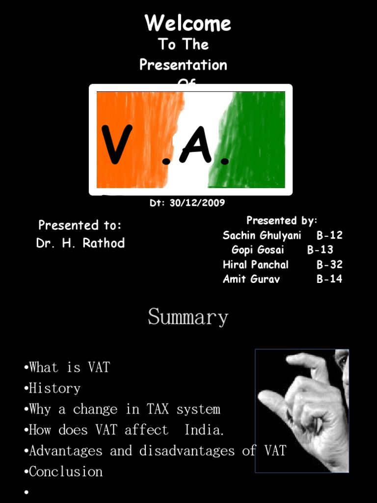 Value Added Tax Pdf Value Added Tax Taxes