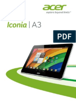 Acer Iconia a3 Manual