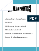 Familia y parentesco: conceptos, evolución e implicaciones jurídicas