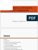 Conociendo al estudiante adulto trabajador