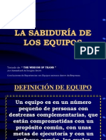 7 La Sabiduria de Los EquiposCHARLA