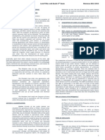 Land Titles and Deed 2nd Exam