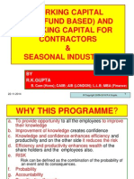 Working Capital NFB For Contractor and Seasonal Industires