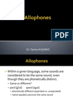 Allophones PDF