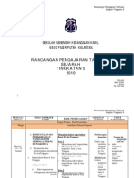 Rancangan Pengajaran Tahunan Sejarah Tingkatan 5