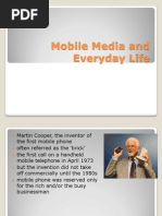 Mobile Media and Everyday Life 2014