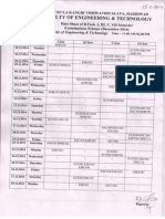 Date Sheet Dec. 2014, B. Tech