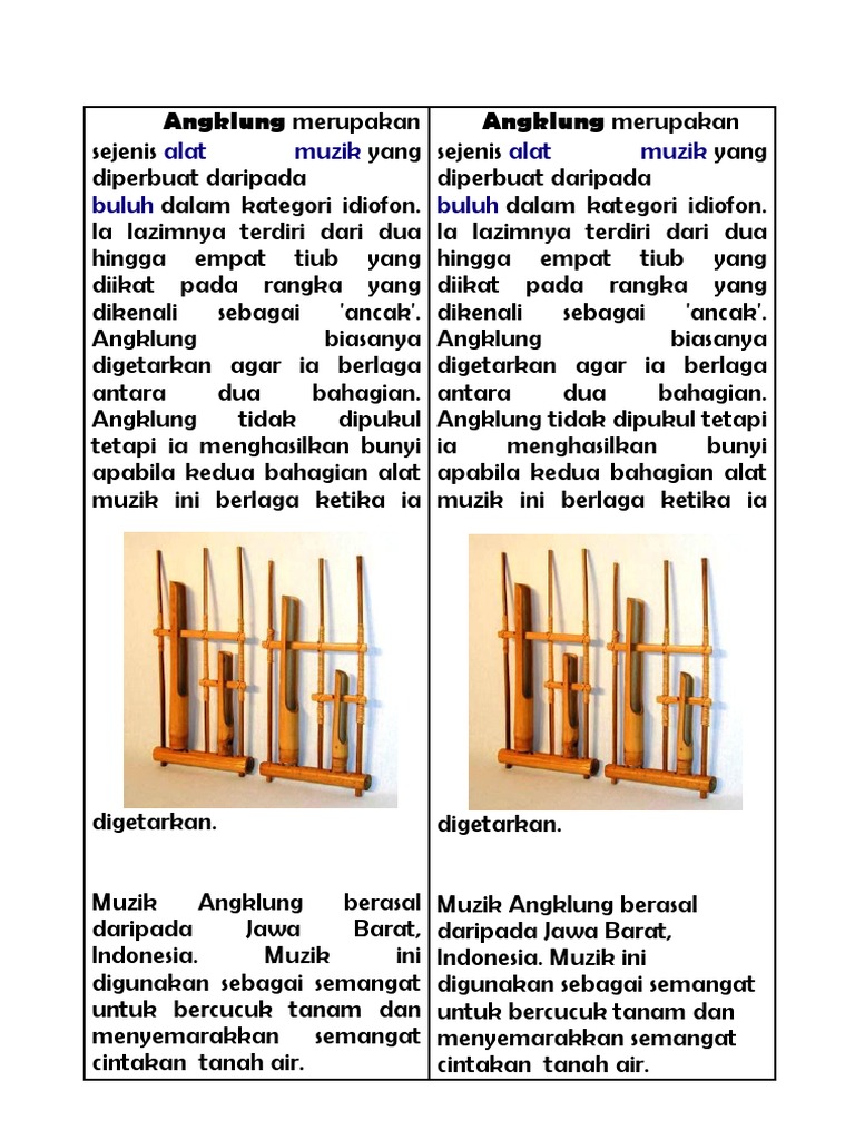 Nota Angklung 1 | PDF