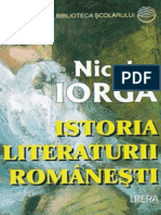 Iorga Nicolae - Istoria Literaturii Rom (Cartea)