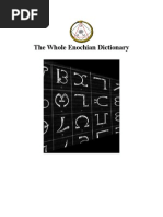 Enochian Language Dictionary A-Z | PDF | Religious Belief And