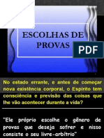 Escolha Das Provas