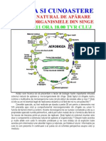 Stiinta Si Cunoastere Sistemul Natural de Aparare Si Microorganismele Din Singe 5 Iunie 2011 Ora 18 00 TVR Cluj