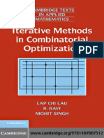 Iterative Methods in Combinatorial Optimization