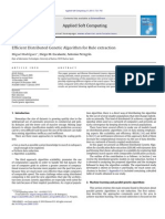 Efficient Distributed Genetic Algorithm For Rule Extraction: Applied Soft Computing