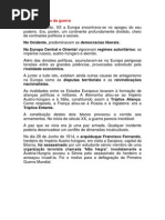 Matéria de História