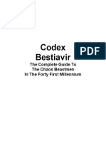 Beastmen Codex1.1 Warhammer 40k 2nd Edition