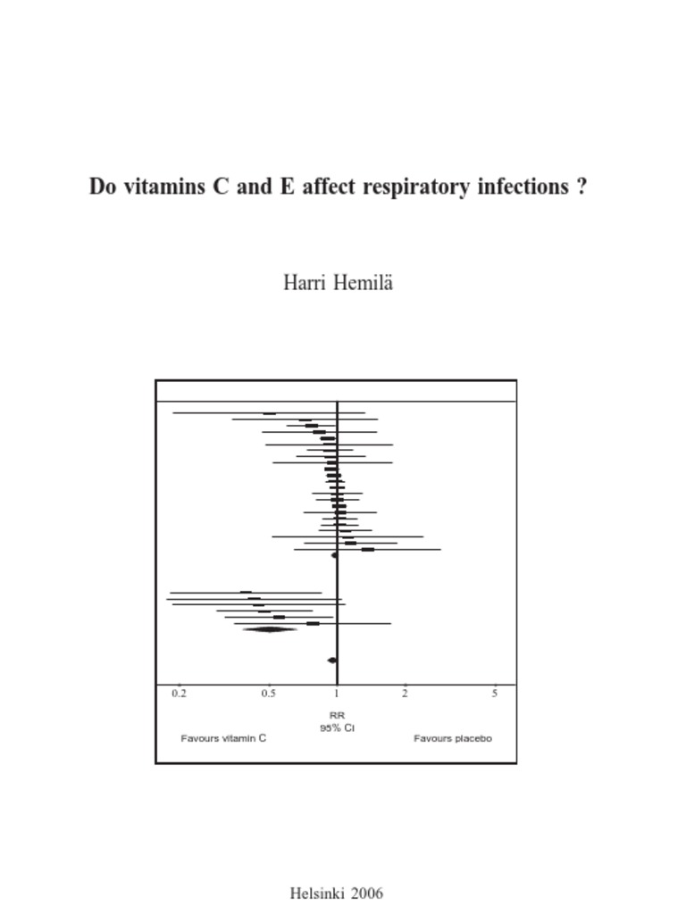 Do Vitamins C and E Affect Respiratory Infections PDF Tuberculosis