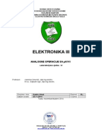 Vjezba VI - Analogne operacije sa μA741