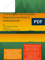 A novel gene–environment interaction involved in endometriosis