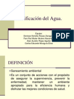 Purificación Del Agua