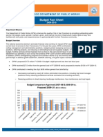 CCSF - DPW - Budget Fact Sheet 2009-10