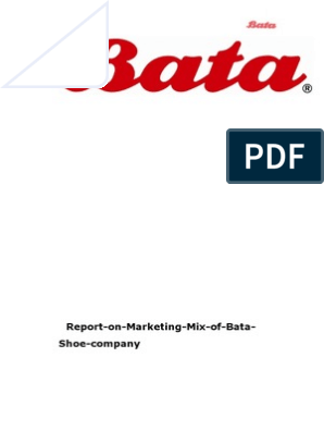 project report on bata shoes pdf