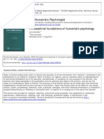 Davidson - Philosophical Foundation Humanistic Psychology