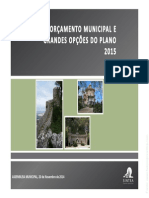 Apresentação do Orçamento Municipal de Sintra para 2015