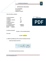 Perdida de Cargas Metodo de Aproximaciones Sucesivas