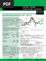 Hoa Sen Group (HSG) : Initiating Coverage: Hold