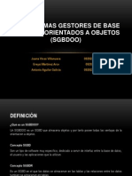Los Sistemas Gestores de Base de Datos Orientados