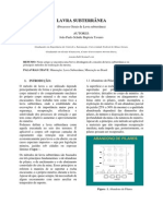 Processo Geral de Lavra Subterrânea