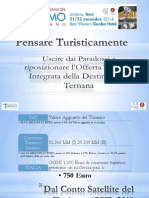 Pensare Turisticamente, Uscire Dai Paradossi e Riposizionare L'offerta Turistica Integrata Della Destinazione Ternana