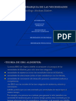 Teoria de La Jerarquia de Las Necesidades