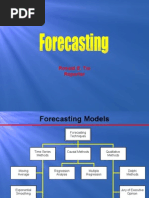 Quantitative Analysis Forecasting